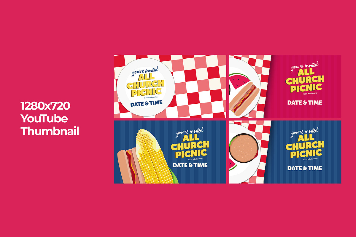 Church Picnic Event Social Post, a Social Media Template by IFBdesign (Photo 7 of 7)