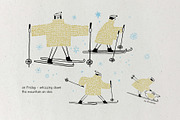 Winter Characters, a Seasonal Illustration by Annakniaz (Thumbnail 4 of 13)