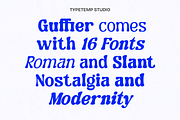 Guffier - Retro Display Typeface, a Serif Font by Typetemp Studio (Thumbnail 2 of 12)