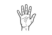 Hand Gesture Vector Icon Bundle, an Illustration by jahid234 (Thumbnail 47 of 52)