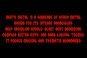 MALECTION – A Chaos and Darkness, a Font by zamjumps (Thumbnail 5 of 6)