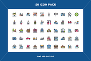 City icons, an Outline Icon by Wencory (Thumbnail 1 of 2)