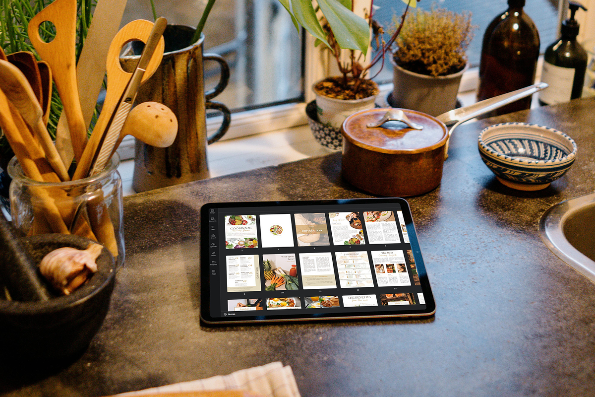 Recipe Cookbook Ebook Template Canva, a Magazine Template by Alloura Template Studio (Photo 7 of 9)