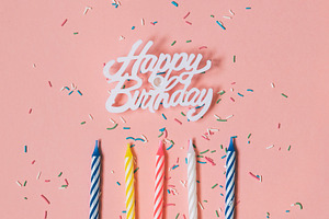 happy birthday, confetti