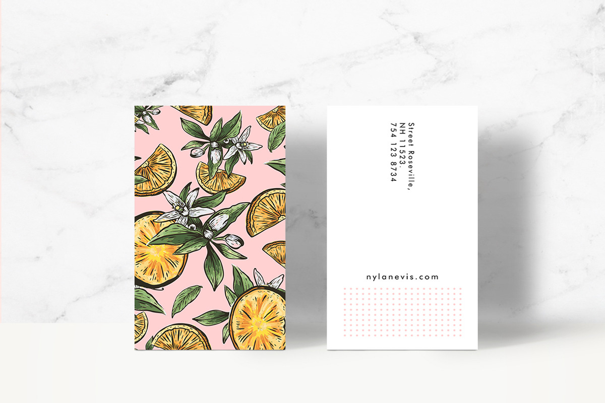 Lemon Crush Business Card Template, a Business Card Template by Human-made. Made to feel. (Photo 2 of 3)