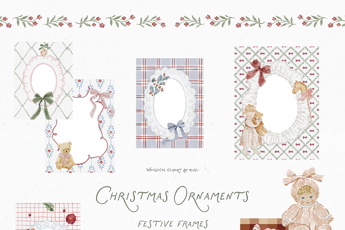 Childhood Noël Christmas Clipart, a Decorative Illustration by Muse Artist (Photo 8 of 27)