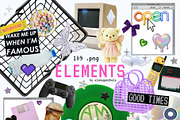 Time CAPSULE Mixed-Media Collage Set, an Object Graphic by alenaganzhela (Thumbnail 3 of 10)