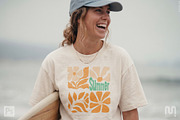 T-Shirt Mockup front view beach, a Shirt Mockup by The Blue Bird (Thumbnail 4 of 8)