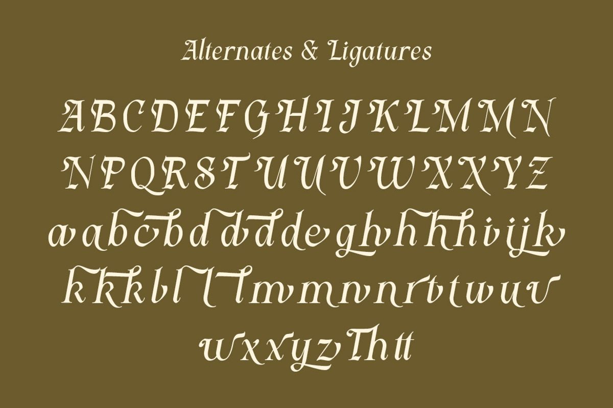 Luxury Goldish – Elegant Serif Font, a Serif Font by MERCI STUDIO (Photo 8 of 8)