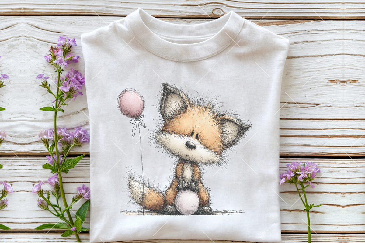 Whimsical Easter Fox Clipart, an Illustration by OK Design (Photo 6 of 6)
