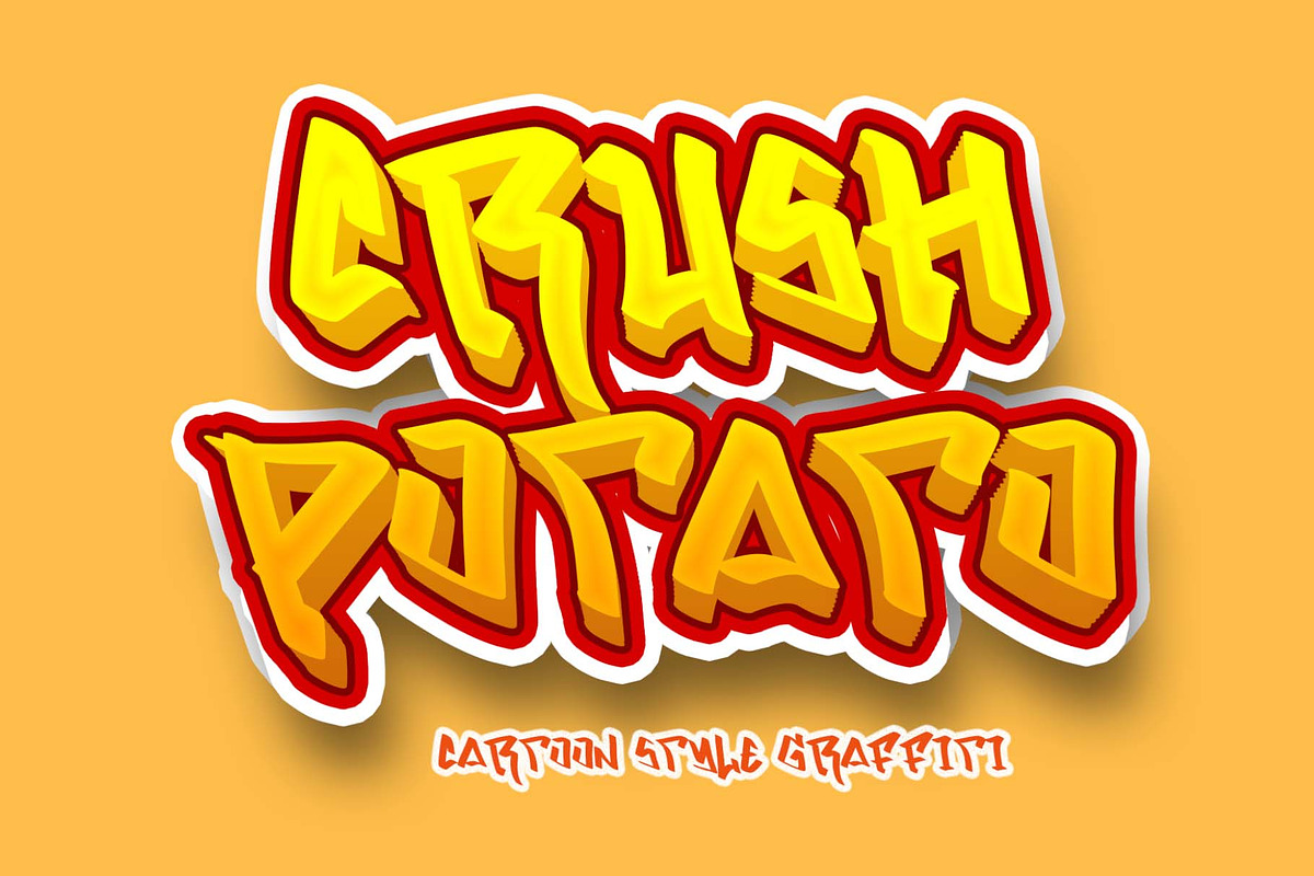 Crush Potato, a Handwritten Font by Yoga Letter (Photo 1 of 8)