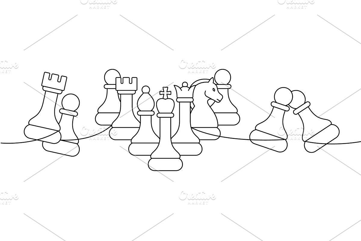 Minimalist continuous line drawing, an Illustration by GraphiShop