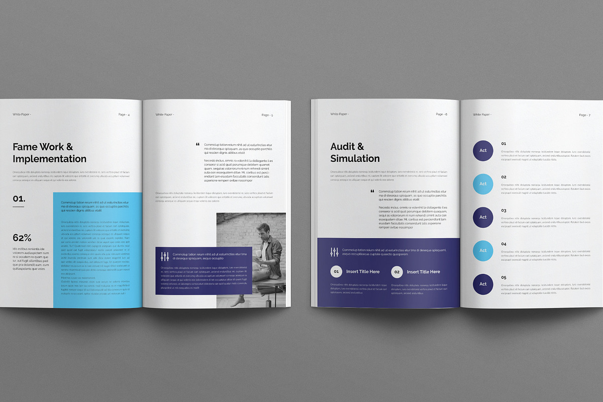 White Paper Template, a Brochure Template by E-Type (Photo 3 of 7)