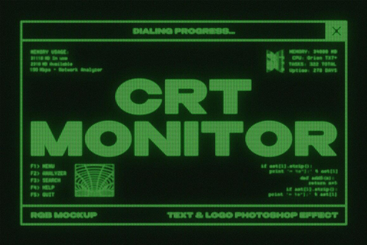Retro Screen Effects Bundle, a Layer Style Add-On by pixelbuddha.net