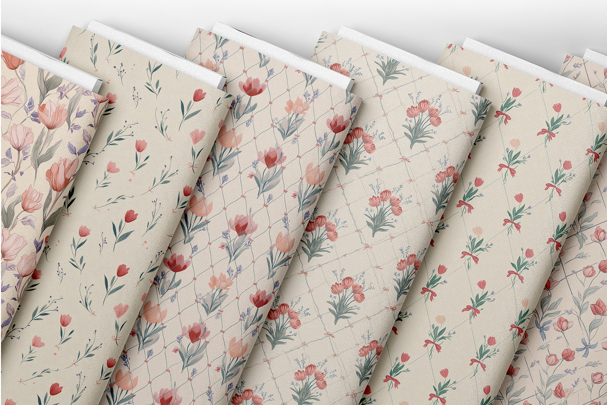 6 Seamless Pattern: Cream Petal, a Pattern Graphic by StudioCitra (Photo 4 of 10)