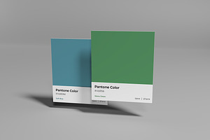 Pantone Card Mockup