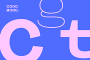 Codo Mono Variable Monospace, a Sans Serif Font by Colt Type Co (Thumbnail 5 of 6)
