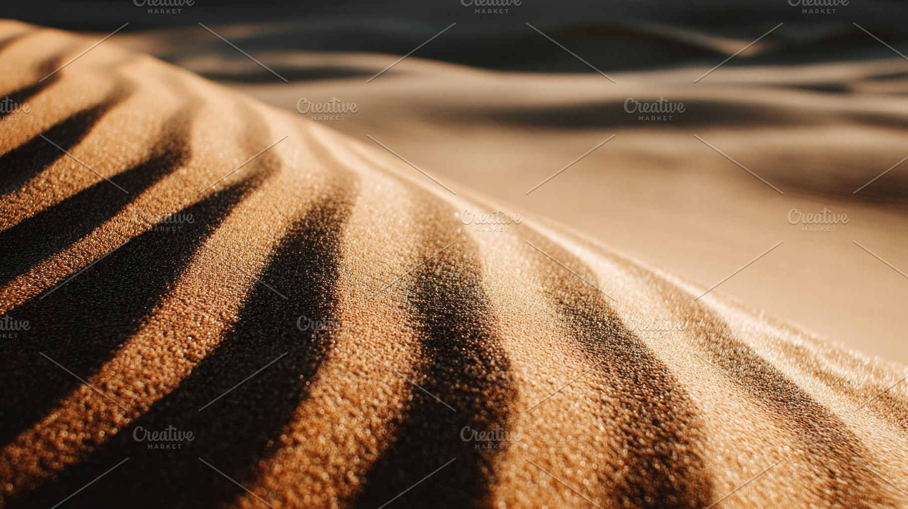 Dunes with soft shadows at sunset, a Photo by Beautiful things
