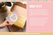Cute Thank You Card Template, a Card Template by SunshineStudioBoutique (Thumbnail 2 of 10)