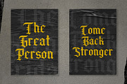 Wilson Wells - Blackletter Font, a Blackletter Font by StringLabs (Thumbnail 5 of 10)