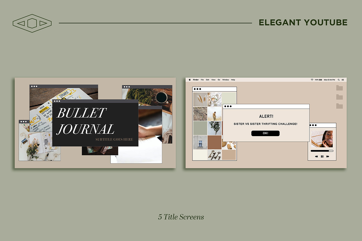 Elegant Youtube Branding Kit, a Social Media Template by Tangerine Nation (Photo 10 of 16)