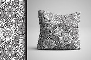Sunflower Seamless Patterns, a Pattern Graphic by Elinorka (Thumbnail 2 of 9)