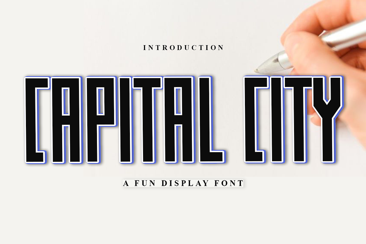 Capital City, a Script Font by InermediaSTUDIO (Photo 1 of 8)