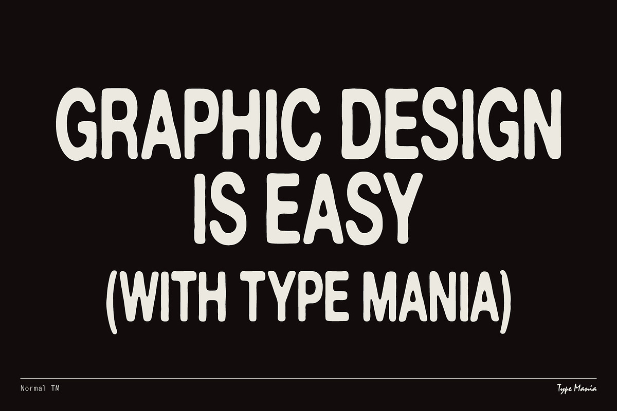 Normal TM – Gently Handled Grotesk, a Sans Serif Font by Type Mania (Photo 12 of 12)