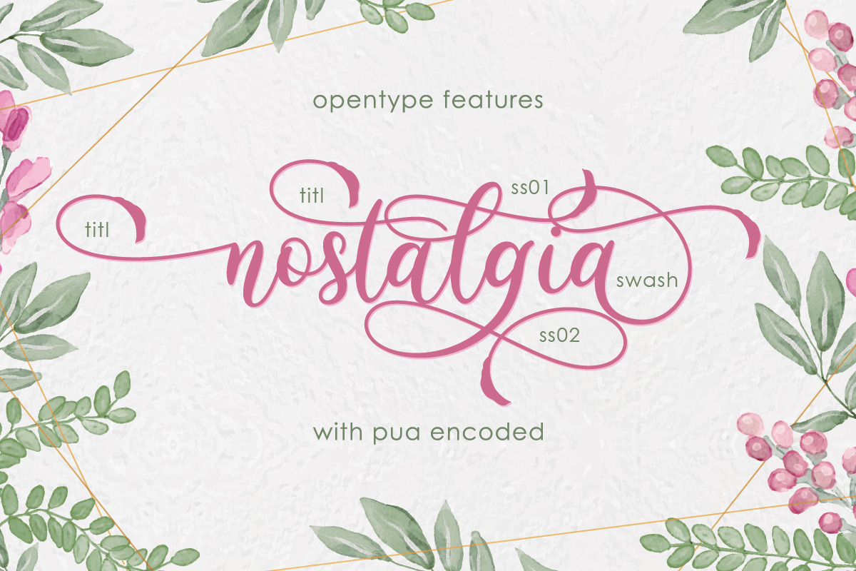Monasha | Beauty Calligraphy, a Script Font by Almeera Std (Photo 8 of 12)