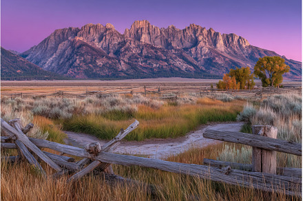 A vibrant spring sunset at the Teton, a Nature Photo by ZinetroN