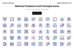 Abstract Products and Concepts Icons, a Solid Icon by Wencory