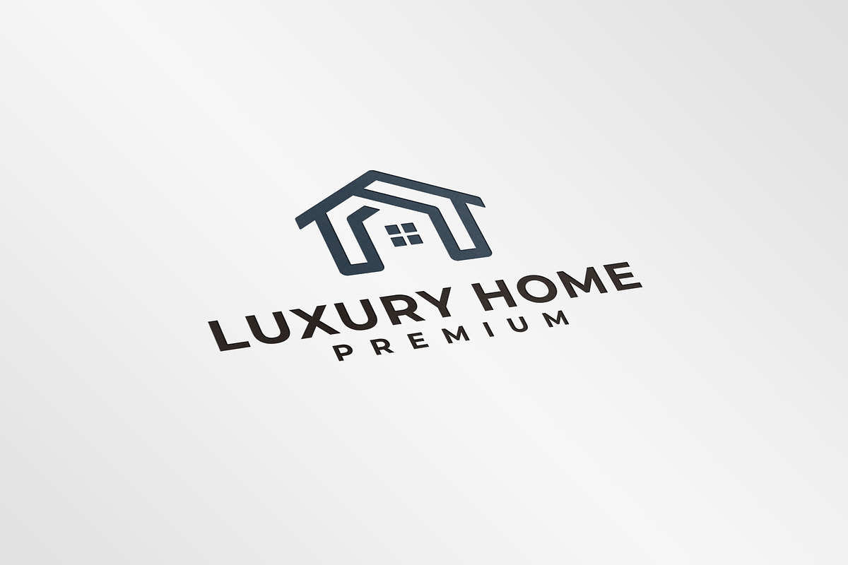 luxury home logo design vector, a Branding & Logo Template by mouze_art (Photo 2 of 4)