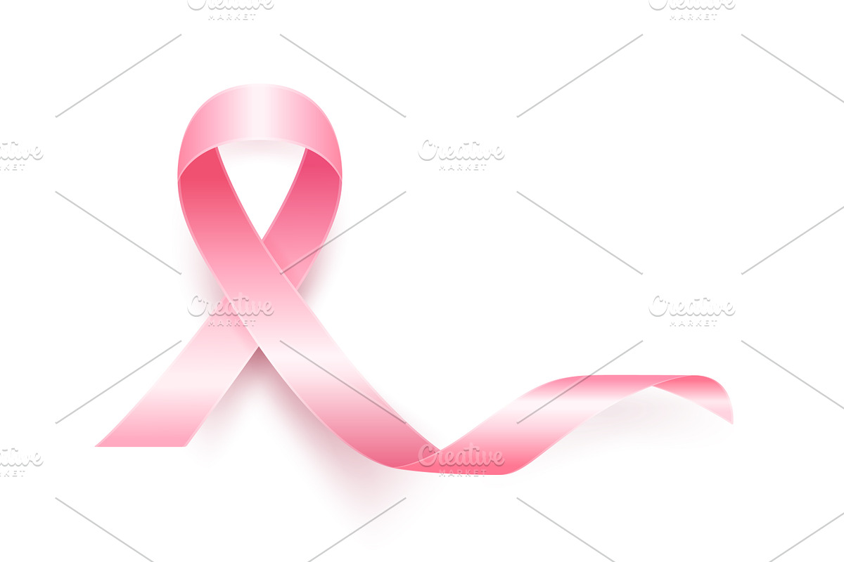 Pink ribbon, Breast Cancer Awareness, an Object Graphic by Gomolach (Photo 2 of 9)