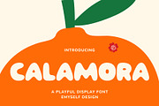ED Calamora - Playful Display Font, a Sans Serif Font by Emyself Design (Thumbnail 1 of 12)