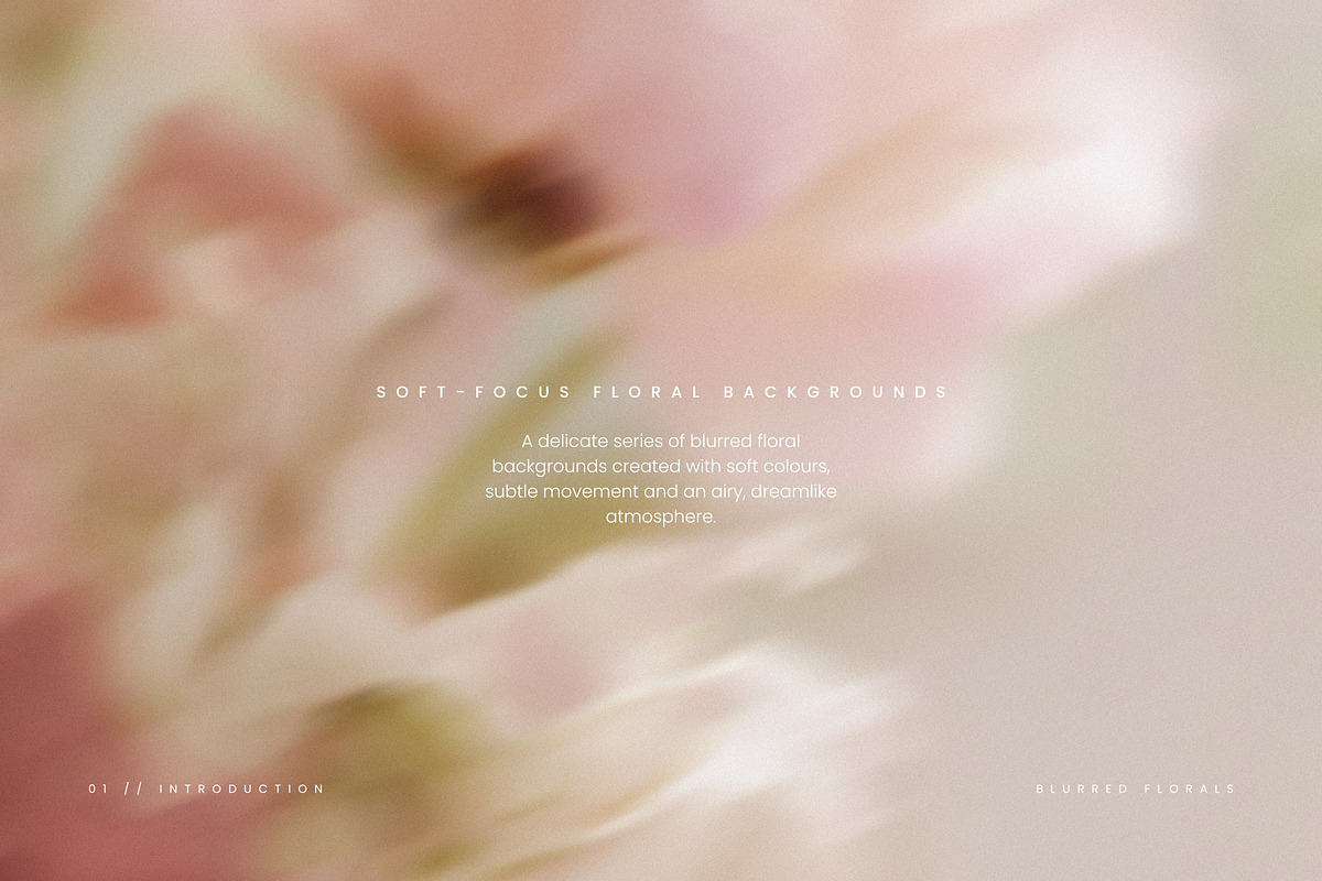 Blurry Floral Backgrounds, a Background Graphic by Altea Design Studio (Photo 4 of 14)