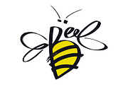 Bee logo, an Animal Illustration by Nenilkime (Thumbnail 1 of 2)