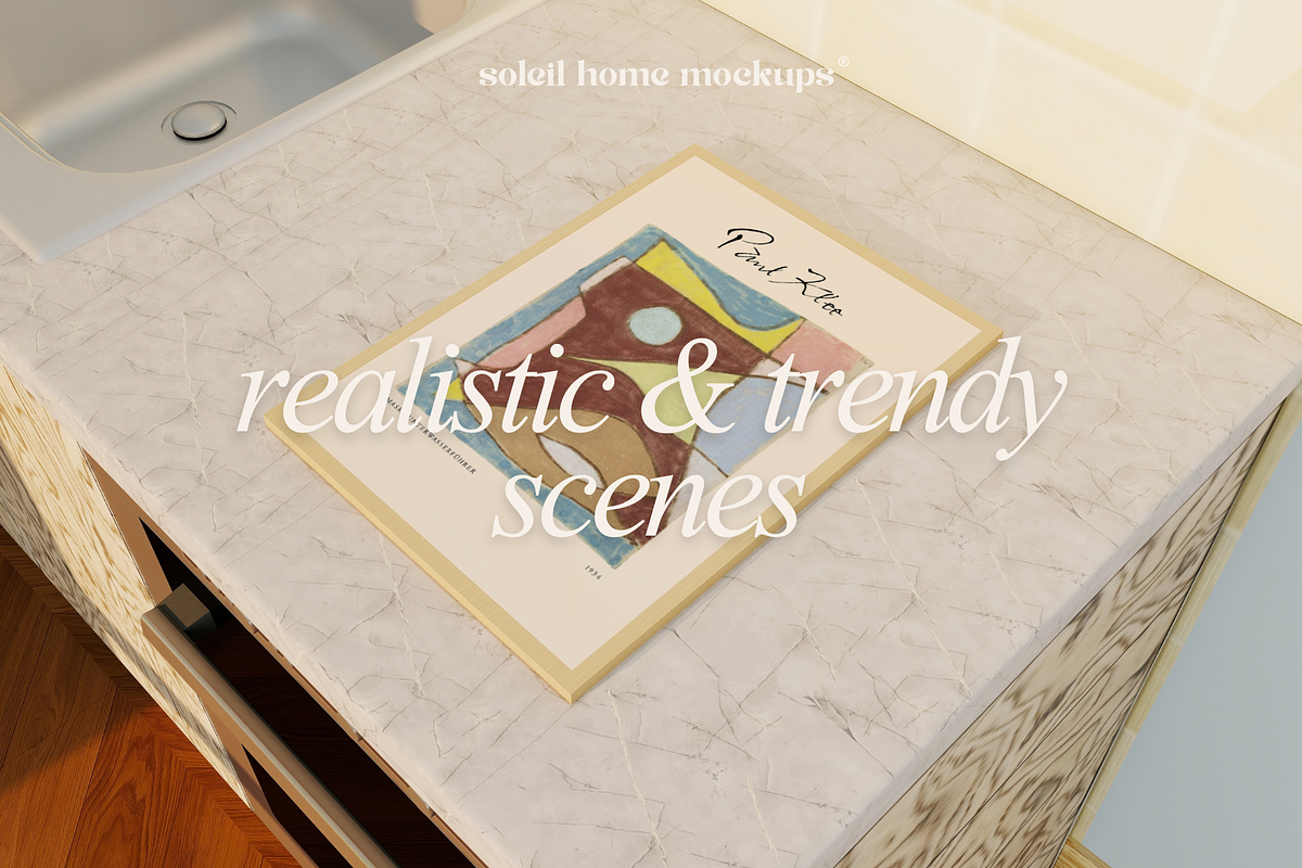 VALERYA | Kitchen Frame Mockup Set, a Household Mockup by SoleilHomeMockups (Photo 7 of 11)