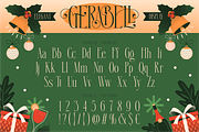 Gerabell - Condensed Christmas Serif, a Serif Font by Burntilldead (Thumbnail 2 of 12)