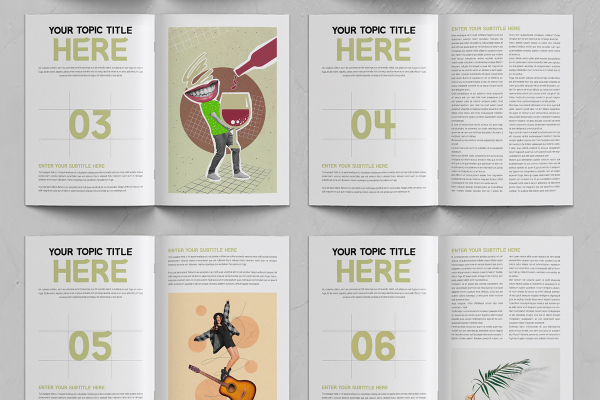 Book Title Here Design Template, a Magazine Template by ContestDesign (Photo 4 of 4)