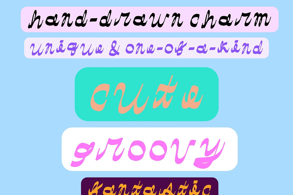 Sweet Thang a hand-drawn font, a Script Font by Eryn Rose Design (Photo 12 of 14)