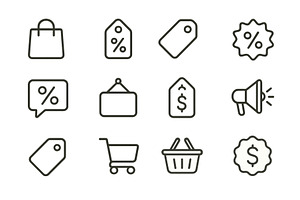 Vector illustration of shopping, an Object Illustration by ZinetroN