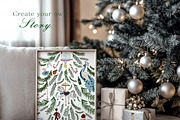Hand Drawn Christmas Watercolor Art, an Object Graphic by Laras Wonderland (Thumbnail 11 of 11)