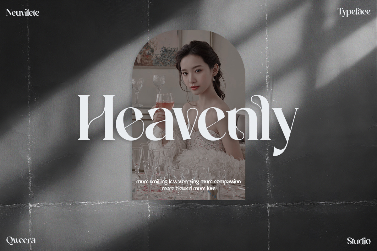 Neuvilete - Modern Luxury Serif Font, a Serif Font by Qweera Studio (Photo 7 of 12)