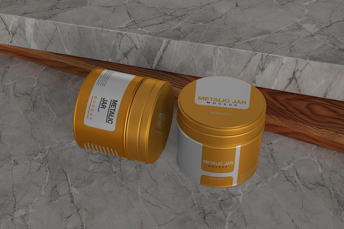 Metallic Jar Mockup, a Product Mockup by MrLetters (Photo 5 of 5)