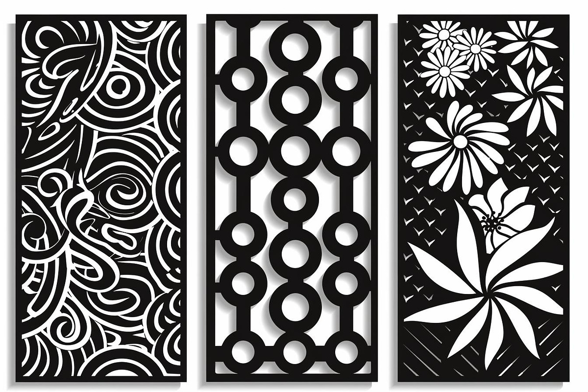 Elegant Floral Laser Cut Panel Bund, a Graphic by jahid234 (Photo 5 of 8)