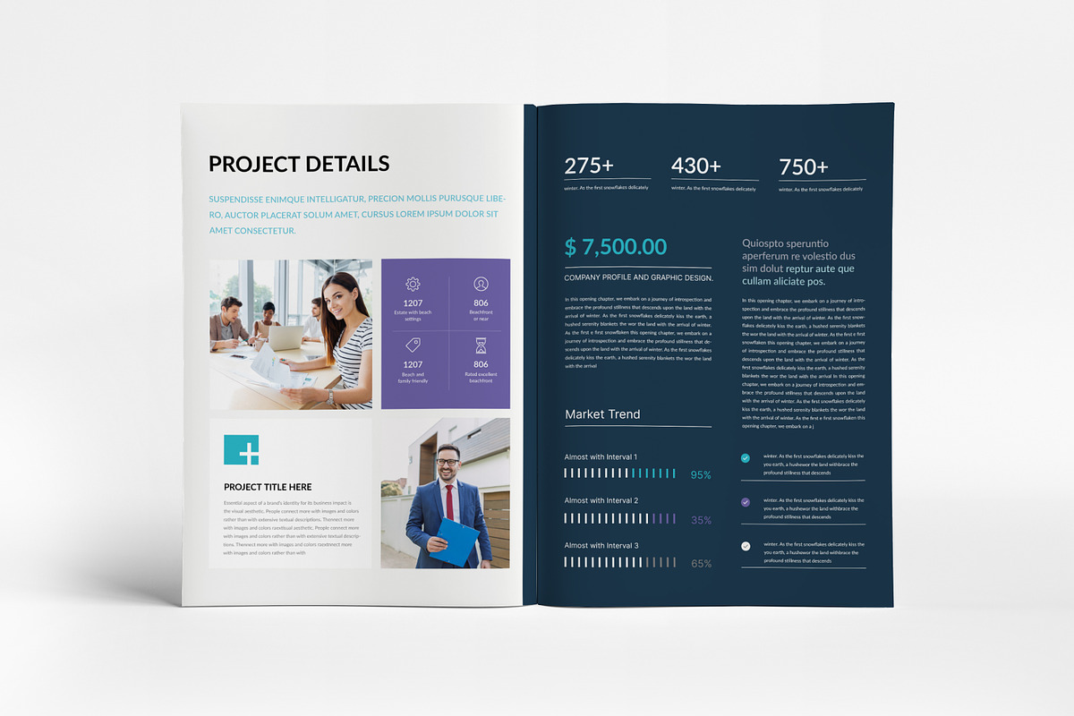 Company Profile Template I Canva, a Brochure Template by PixWork (Photo 7 of 9)