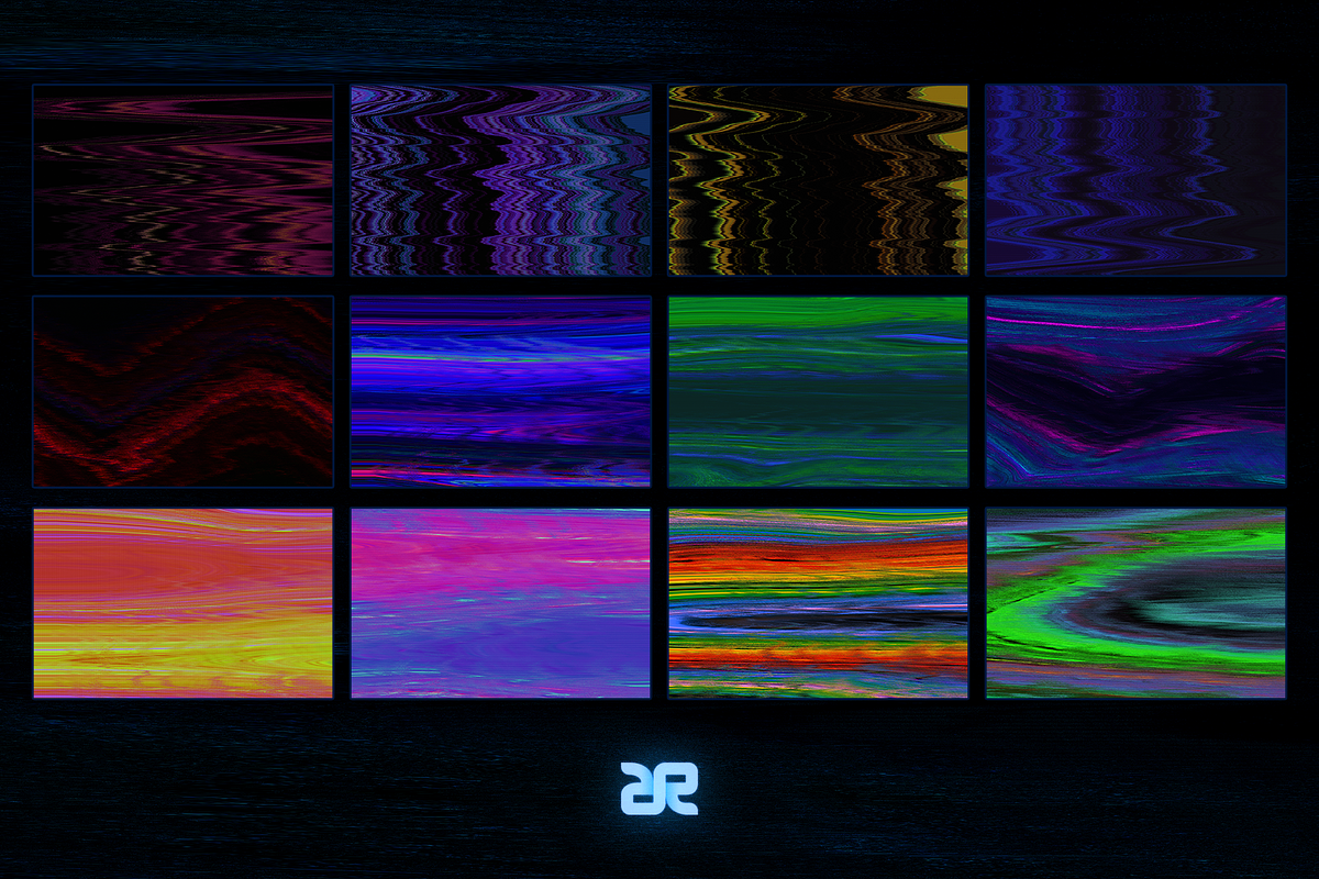 24 VHS Glitch Textures, a Texture Graphic by Remon Michel (Photo 3 of 3)