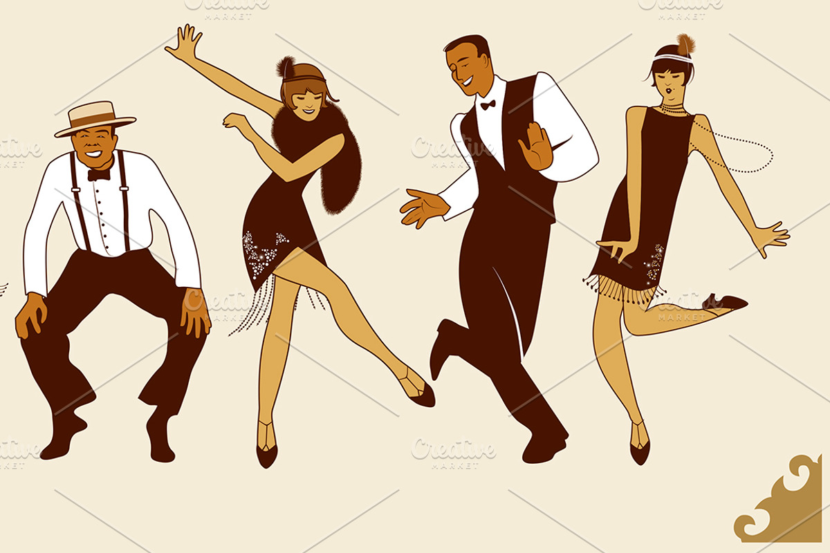 It's Charleston party time!, a Person Illustration by La Inspiratriz (Photo 3 of 3)