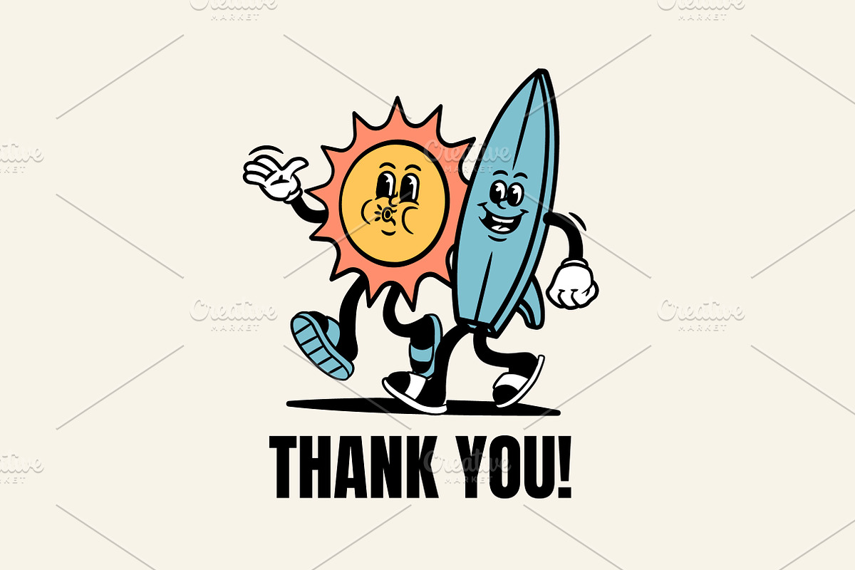Surf Cartoon Set, a Graphic by cd-design.co (Photo 7 of 7)