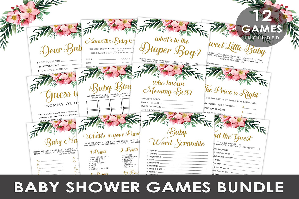 Bingo Baby Shower Games, a Graphic by Wow Designs (Photo 1 of 5)
